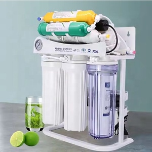 Huamo Cung cấp 5-<span class=keywords><strong>8</strong></span> giai đoạn UF lọc nước lọc thẩm thấu ngược hệ thống RO hệ thống lọc nước để sử dụng nhà 100 - 600 GPD - Product Image 5