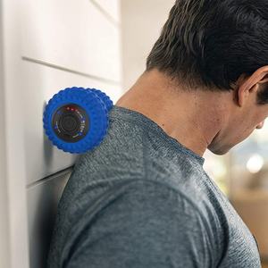 Masajeador de bolas de maní recargable para terapia de tejido profundo, rodillo de masaje vibratorio, Bola de masaje eléctrica - Product Image 4