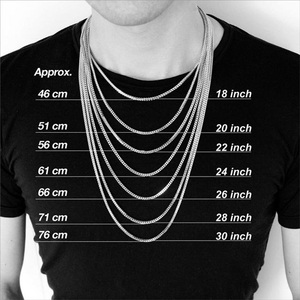<strong>Custom</strong> Black Gold Silver <strong>Chain</strong> Choker Necklace Stainless Steel <strong>Men</strong> Jewelry Necklace - Product Image 5