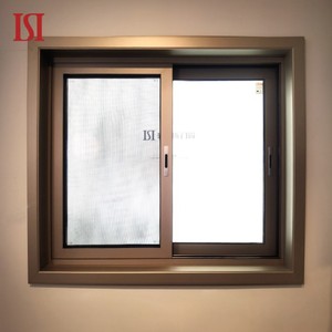 Thương Hiệu Hàng Đầu Hiện Đại Đơn Giản Bị Gãy Cầu Nhiệt & Cách Âm Cửa Sổ Trượt Bảo Vệ Đôi Với Khung Hợp Kim Nhôm - Product Image 4