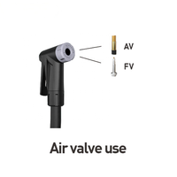 Pompe à pied Worldcycle haute pression 160 PSI en alliage d'aluminium avec manomètre, valve Presta/Schrader, pour VTT et vélo de route, étanche