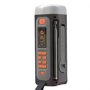 4500mAh Emergency Hand Crank Solar Radio, AM/FM/SW/DAB 4-Band Receiver with Power Bank & <b>Flashlight</b> - Product Image 6