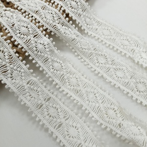 ลูกไม้แต่งขอบ ดีไซน์หรูหรา นุ่มสบาย ปักลายแจ็คการ์ด ผ้าฝ้ายผสมโพลีเอสเตอร์ สำหรับเสื้อผ้า ของขวัญ กระเป๋า ชุดเดรส ของตกแต่งบ้าน - Product Image 2