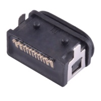Fabricant de connecteurs USB C Prise d'étanchéité de qualité submersible IPX8 Type-C 16pin Port femelle étanche