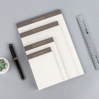 Bloc de Notas Personalizado con Logotipo, Tamaño A5/A4/Legal, con Líneas, Cuadrícula o en Blanco, Papel de Alta Calidad para Reuniones, Bloc de Notas para Oficina, Papel para Borradores