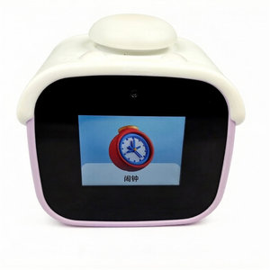 Ce Rohs AI Educational Toy Alarm <b>Clock</b> with LCD MP3 Red <b>LED</b> Lights Voice Enabled ABS Plastic - Product Image 6
