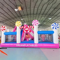 Groothandelsprijs Candy Thema Opblaasbare Springkasteel Opblaasbare Springkussen voor Retailers en Wereldwijde Distributiepartners