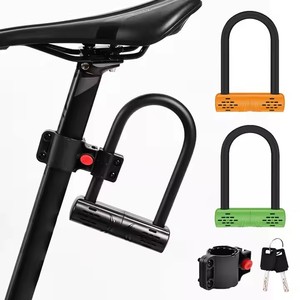 Xunting Clé de sécurité robuste Vélo <span class=keywords><strong>U</strong></span> Lock Moto Scooter électrique Vélo <span class=keywords><strong>Antivol</strong></span> Serrure avec <span class=keywords><strong>support</strong></span> - Product Image 2