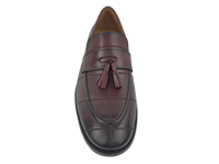 Mocassins confortables en daim marron tabac, à enfiler, respirants, semelle en caoutchouc, couleur unie, décorés de métal, doublure en PU, toutes saisons