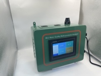 Moniteur de qualité de l'eau multi-paramètres mural en ligne pour pH, conductivité, OD, turbidité, température avec contrôleur Modbus RS485