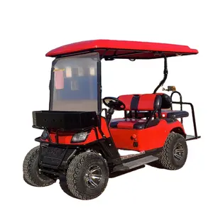 2 + 2 kursi 4 + 2 kursi Sharefer SG-04B kendaraan utilitas Lithium 4 roda Off Road Golf Cart kereta Golf elektrik 2 + 2 tempat duduk Clu