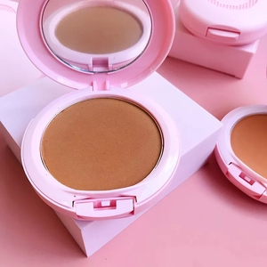 Moq Thấp Vegan Tàn Ác Miễn Phí Hồng Ép Bột Bao Bì Nhãn Hiệu Riêng 10 Màu Ép Thiết Lập Bột Nền Tảng - Product Image 2