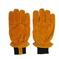 Gants de protection pour le travail en hiver, doublure intérieure en coton, marron foncé