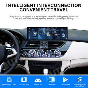 Écran de voiture CIC Z4 Android 14.9 pouces sans fil CarPlay Android Auto Navigation <span class=keywords><strong>Bluetooth</strong></span> <span class=keywords><strong>lecteur</strong></span> <span class=keywords><strong>Dvd</strong></span> de voiture pour mise à niveau de l'écran BMW - Product Image 3