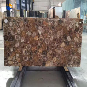 KT 스톤 반투명 고급 독특한 천연 마노석 백라이트 샤워벽 현대적 디자인 거실 및 주방 5년 보증 - Product Image 2