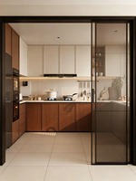 Kustomisasi Lemari Dapur Aluminium Anti Air Anti Karat untuk Seluruh Rumah oleh Huajia dengan Desain Minimalis Modern dan Ukuran Sesuai Pesanan