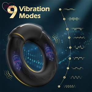 Anillo Vibrador para Pene para Hombres, Retrasador de Eyaculación, Tapón Anal, Vibradores, Juguetes Sexuales para Hombres, Anillos para Pene - Product Image 2