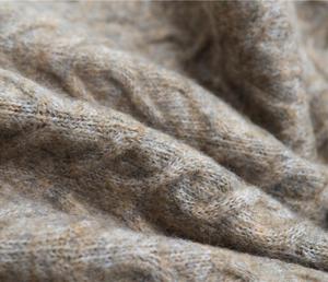 1/14NM 가축 벨벳 스타일 편직사 58A38P4S 도매 공장 직송 14Nm 따뜻하고 부드러운 벨벳 편직사 겨울 스웨터용 - Product Image 5