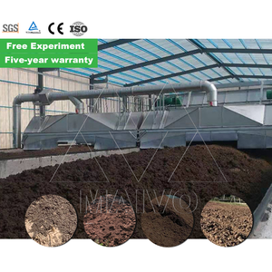 Machine de fermentation d'engrais organique tourneur de compost de roue machine de compostage bio - Product Image 6