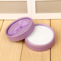 Boîte à bijoux en carton avec éponge, pour colliers, Bracelets, bagues et Bracelets, tube rond multicolore, 50 pièces