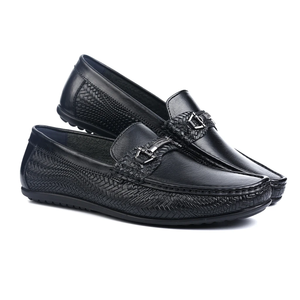Mocassins en cuir véritable pour hommes, chaussures de luxe faites à la main, durables, confortables, décontractées, pour affaires, à la mode - Product Image 1