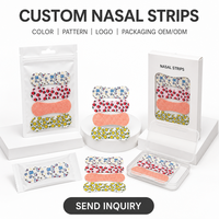 Bandes nasales hypoallergéniques, patchs nasaux pour une meilleure respiration, dilatateurs nasaux anti-ronflement pour le sommeil et le sport, logo OEM