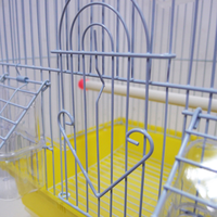 Cage à oiseaux en métal tendance et populaire, petite cage de voyage pour oiseaux vivants, idéale pour l'élevage des canaris - Vente chaude