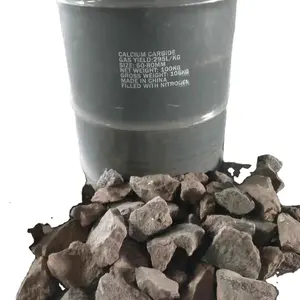 Acetylene Gas Factory Calcium Carbide 50-80mm 295L/kg Calcium Carbide 100 Kg Drum Price