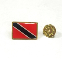 Trinité-et-Tobago drapeau épinglettes en vrac métal Tobago broche Badge Souvenir pour hommes femmes vêtements sacs chapeaux