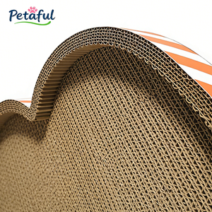 Arranhador para Gatos Estilo Coração Clássico Moderno, Melhor Vendedor, Cartão Reciclado, Não Tóxico, Ecológico, Tamanho Personalizável OEM/ODM - Product Image 2