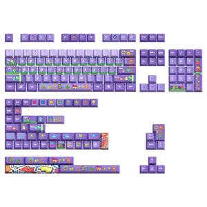 Teclas Personalizadas de Monstruo en Verde y Morado, Perfil Cherry para Teclado Mecánico Cherry <span class=keywords><strong>MX</strong></span> 60%, 151 Teclas, Espacio 7U - Product Image 1