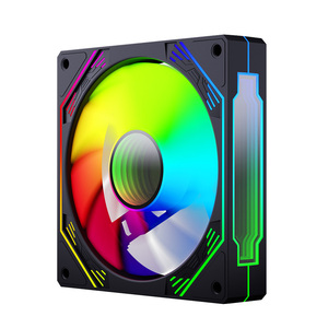 Ventilateurs <span class=keywords><strong>RGB</strong></span> Dunao à changement de couleur automatique, ventilateurs LED colorés pour PC, refroidisseur <span class=keywords><strong>RGB</strong></span> <span class=keywords><strong>Master</strong></span> pour boîtier PC - Product Image 2