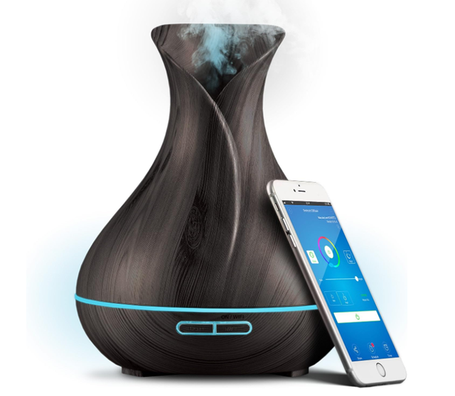 Wholesale Smart Ultrasonic Essential Oil Diffuser Plastic Air Humidifier Aromatherapy Electric Fragrance Diffuse Household Use