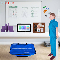 Simulador de RCP Guanbang con Soporte para Reflejo Pupilar, Sistema de Software Inalámbrico y Tablet de 10 Pulgadas para Entrenamiento