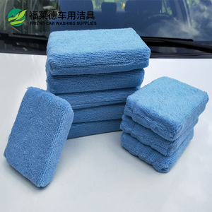 Éponge rectangulaire pour lavage et cirage de voiture, 16,5 cm x 10 cm, pour le nettoyage et le polissage automobile - Product Image 1