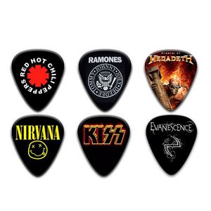 ขายส่งกีตาร์เบสอุปกรณ์เสริมร็อควงแฟชั่นรูปแบบ0.46/0.71/0.96มิลลิเมตรเซลลูลอยด์กีตาร์เลือก - Product Image 2