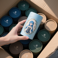 Emballage de boîte de tube en papier rond Push Up kraft de luxe personnalisé Tube de carton torsadé pour produit alimentaire