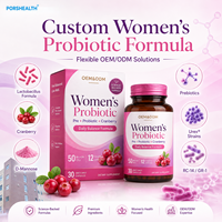 Probiotiques pour femmes en marque privée pour la santé vaginale et intestinale |   RC-14 GR-1 Formule 10-800B CFU/g Soutien de l'équilibre du pH OEM/ODM GMP