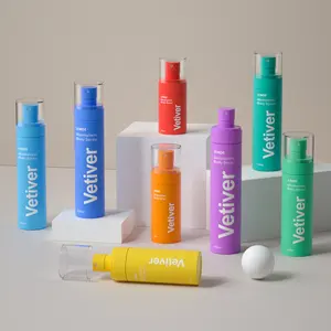 Garrafa plástica personalizada para spray PET cosméticos cor fosca 50ML 80ML 100ML 150ML de alta qualidade