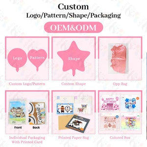 Ballons en aluminium en gros en forme de pied, garçon, fille, biberon, poussette pour la décoration de fête de naissance et de nouveau-né - Product Image 3
