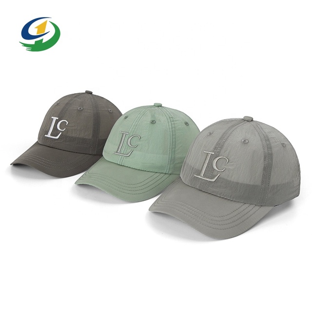 Outdoors Camp Cap Sport Running Sun Hat Uv Protection Cycling Polyester Blank Plain Unstructured Embroidery Baseball Cap Hat