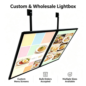 Boîte lumineuse publicitaire murale personnalisable Pro OEM, finition couleur au choix pour affichage en réseau de magasins, module d'affichage - Product Image 2