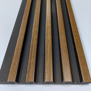 Panel de Pared Decorativo Interior de PVC PS, Panel de Pared Acanalado de PS <span class=keywords><strong>para</strong></span> Fondo de TV, Panel de Pared Interior - Product Image 1