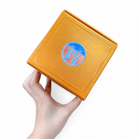 Boîte rigide rectangulaire gaufrée or pour bouteille de Baijiu, emballage cadeau pour spiritueux avec impression de logo personnalisé, fourniture d'usine