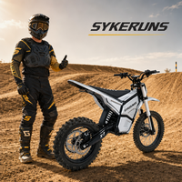 دراجات SYKERUNS X7 الكهربائية للبالغين، دراجات موتوكروس قوية بمحرك بدون فرشاة وعزم دوران عالي 220 نيوتن متر، للتحديات الوعرة، متوفرة في المخزون الأمريكي