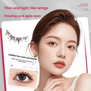 Cils <span class=keywords><strong>en</strong></span> vison russe moelleux <span class=keywords><strong>en</strong></span> gros, marque privée JIUYAN, cils <span class=keywords><strong>en</strong></span> bande de luxe avec des pointes ressemblant à des extensions de cils - Product Image 5