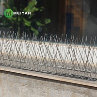 Répulsif Oiseaux et Pigeons en Acier Inoxydable 50 CM, Pointes Anti-Pigeons pour Éloigner les Nuisibles et Effaroucher les Oiseaux