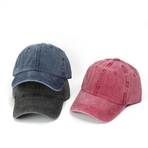 Gorro de sarga de algodón teñido con pigmento de algodón 100%, gorros lisos de estilo vintage, gorro lavado - Product Image 2
