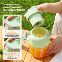 2026 Blender Juicer Portable USB Isi Ulang Berkualitas Tinggi Tahan Air Mesin Pembuat Jus Buah Elektrik untuk Penggunaan Rumah Tangga