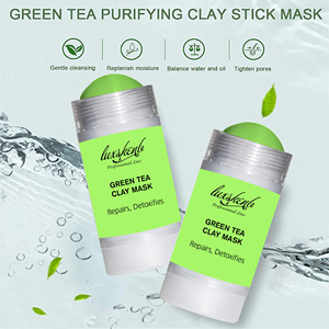 Biểu Tượng Tùy Chỉnh Làm Sạch Sâu Làm dịu Khuôn Mặt Mặt Nạ Đất Sét Tự Nhiên Biển Chết Biển Đỏ Làm Sạch Mặt Nạ Bùn Với Màu Xanh Lá Cây Trà Loại Bỏ Mụn Trứng Cá Mũi - Product Image 5